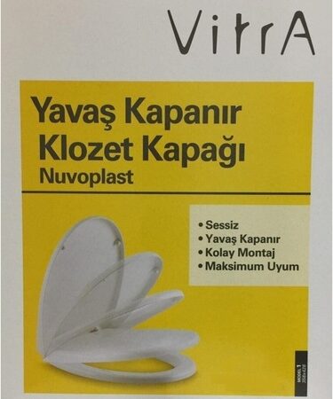 vitra integra 121 003 909 universal klozet kapağı, yavaş kapanır, kolay Çıkabilir, beyaz