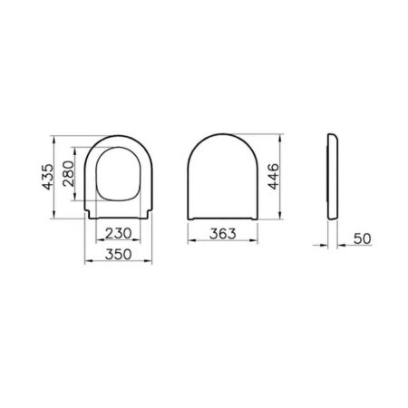 vitra integra 121 003 909 universal klozet kapağı, yavaş kapanır, kolay Çıkabilir, beyaz