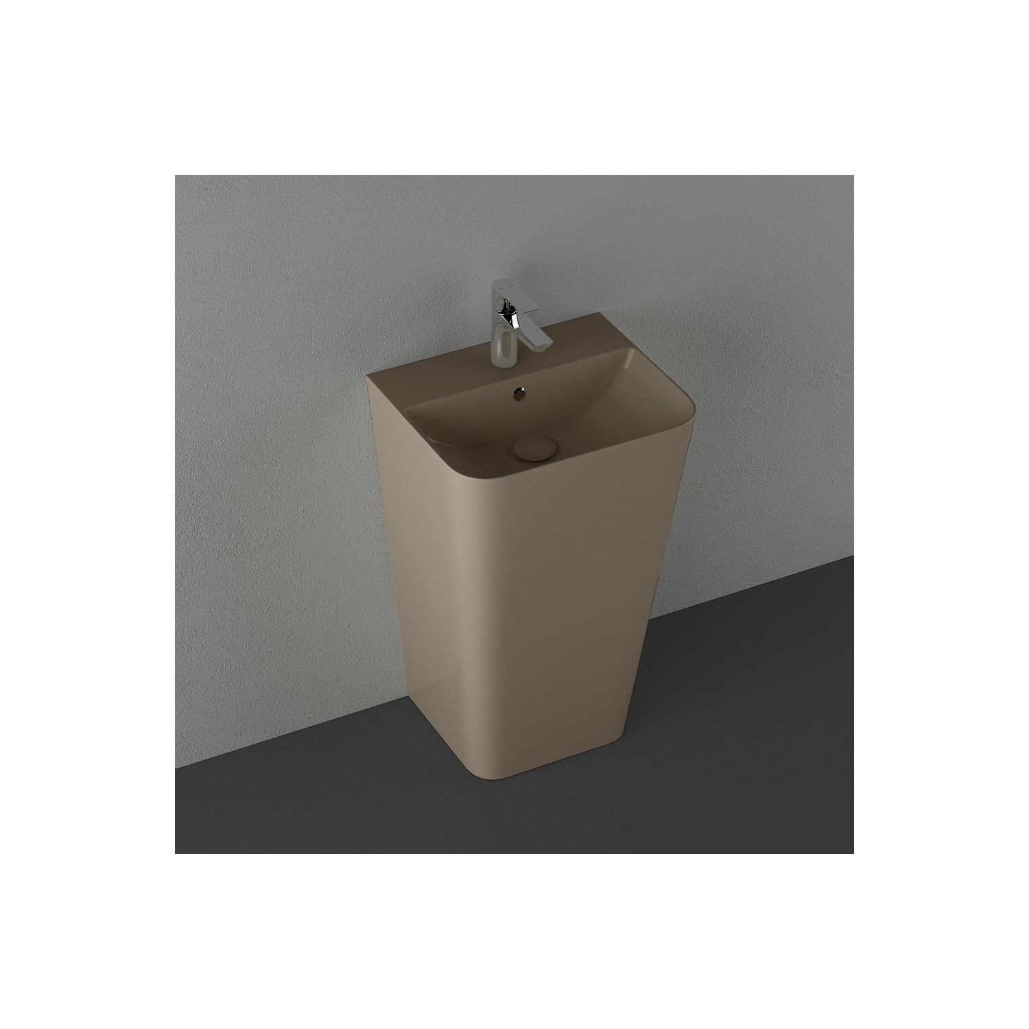 Isvea Sott'Aqua Monoblok Lavabo 50 cm Vizon
