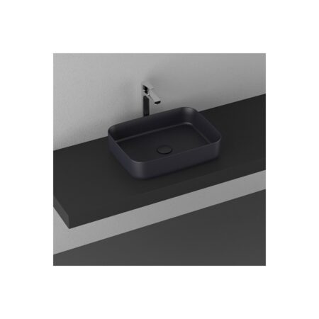 Isvea Infinity 50 cm Tezgahüstü Lavabo-Antrasit