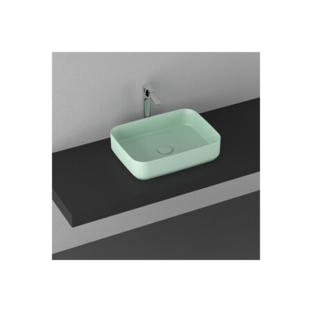 Isvea Infinity 50 cm Tezgahüstü Lavabo-Mint