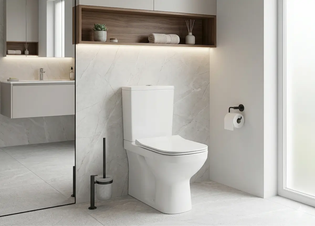 ece banyo teon duvara sıfır takım klozet seti iç takım ve soft kapak dahil 10tns1028