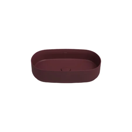 isvea infinity tezgah Üzeri lavabo 55 cm rustik bordo 10nf65055 2r