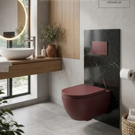 isvea infinity clearim plus asma klozet rustik bordo 10nf02001 2r