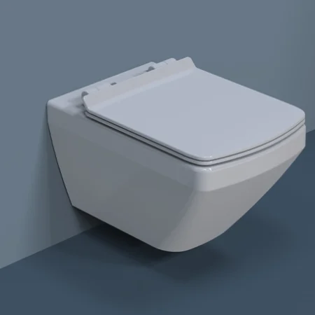 isvea purita asma klozet beyaz extra dekorsuz delikli 10pl02007 + 40s80200i klozet kapağı