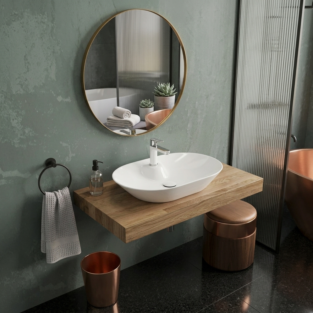 Isvea Sistema Y Soft Tezgah Üstü 60 cm Lavabo