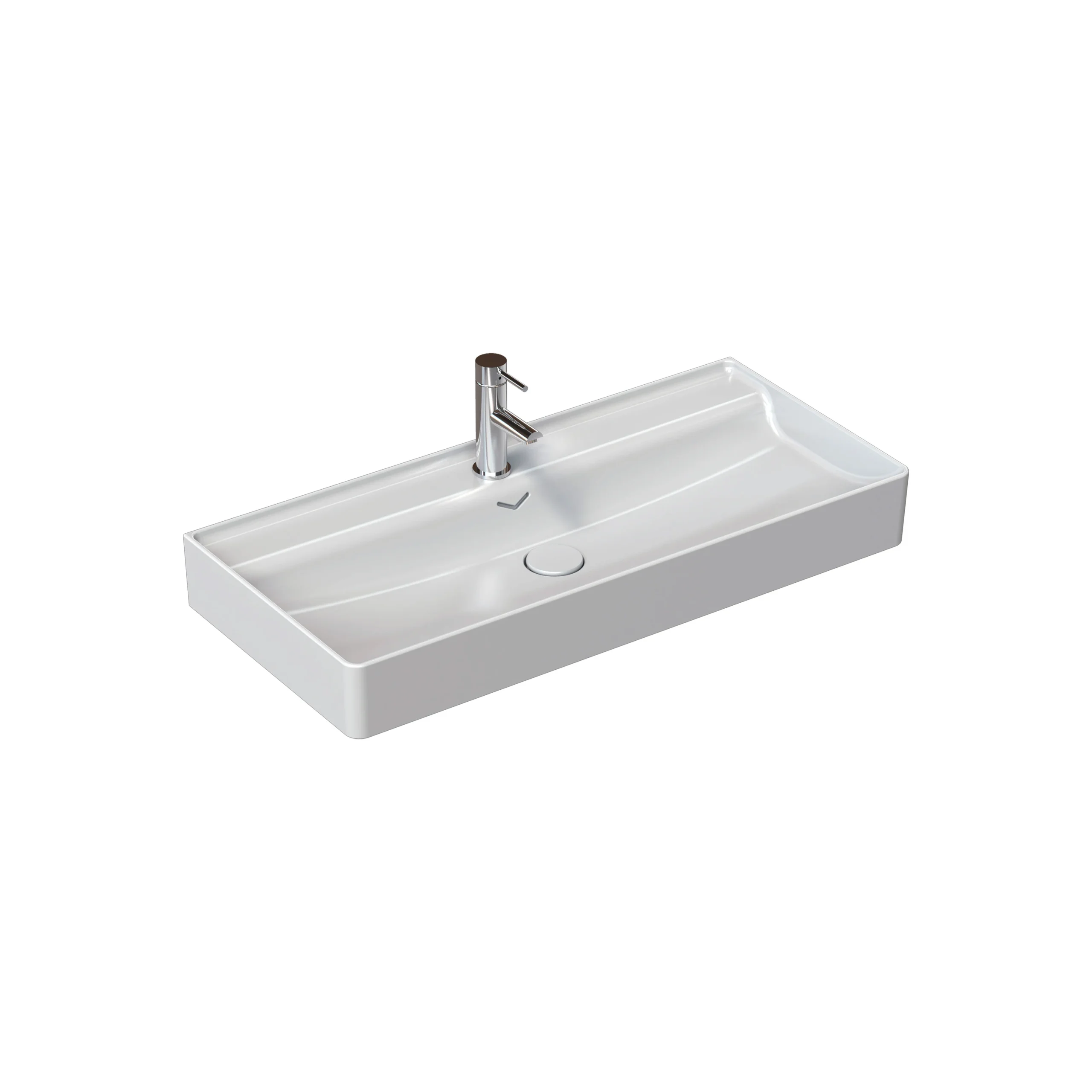 VEA Tezgah Üstü Lavabo Beyaz 101 cm