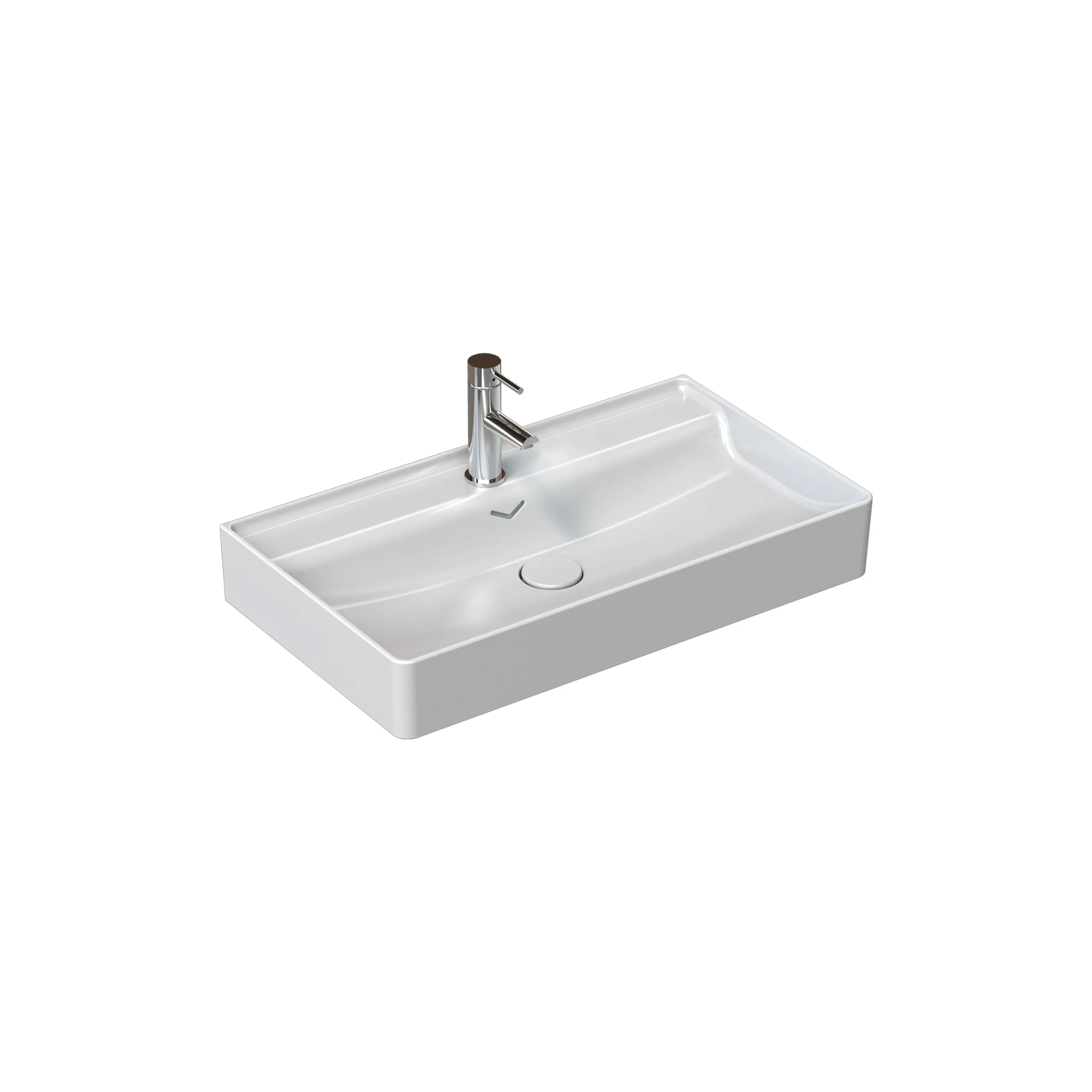 VEA Tezgah Üstü Lavabo Beyaz 81 cm