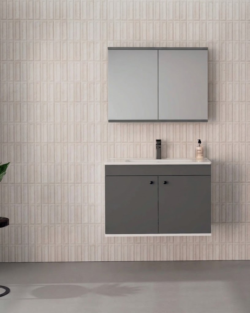 İsvea Bari 80 cm Lavabo Dolabı + Dolaplı Aynalı Set - Görsel 4